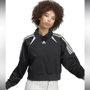 Adidas women’s sportswear track, long sleeve sweatshirt crop top Adidas IC6640
